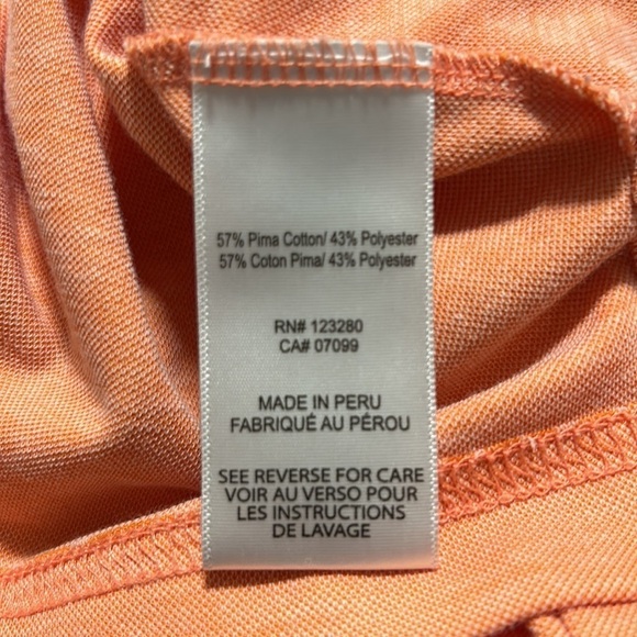 TRAVIS MATHEW ADULT SWIMMING Polo HEATHER AUTUMN SUNSET Sz L - Picture 10 of 11